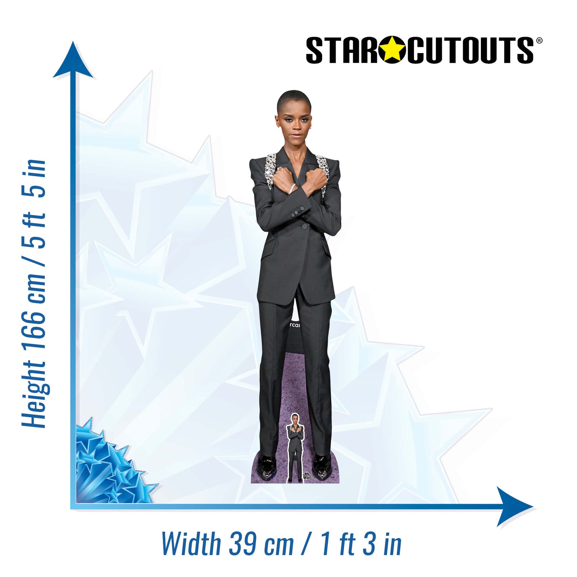 Letitia Wright Cardboard Cutout - mycardboardcutout