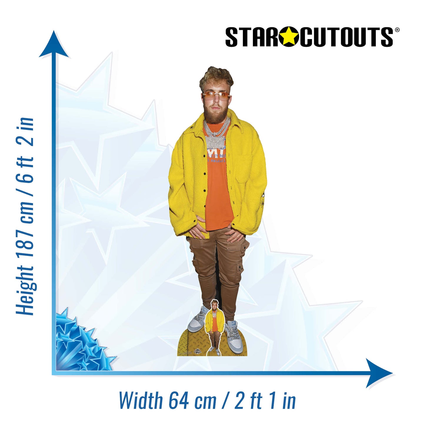 Jake Paul Cardboard Cutout