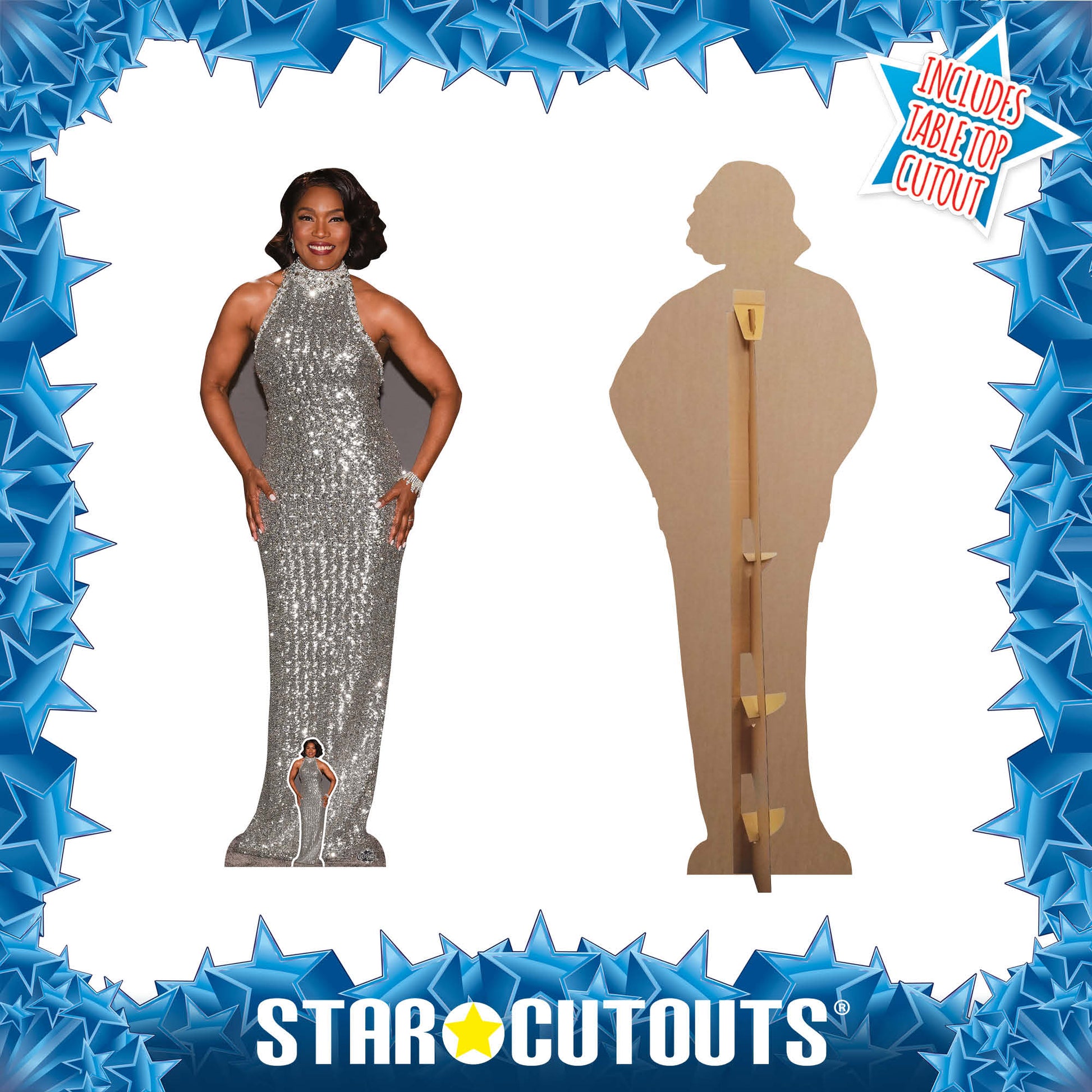 Famous Actor Angela Bassett Cardboard Cutout - mycardboardcutout