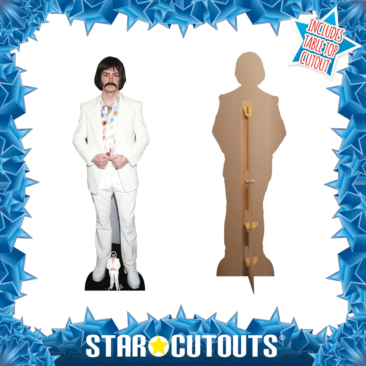 Evan Peters Wig Cardboard Cutout - mycardboardcutout