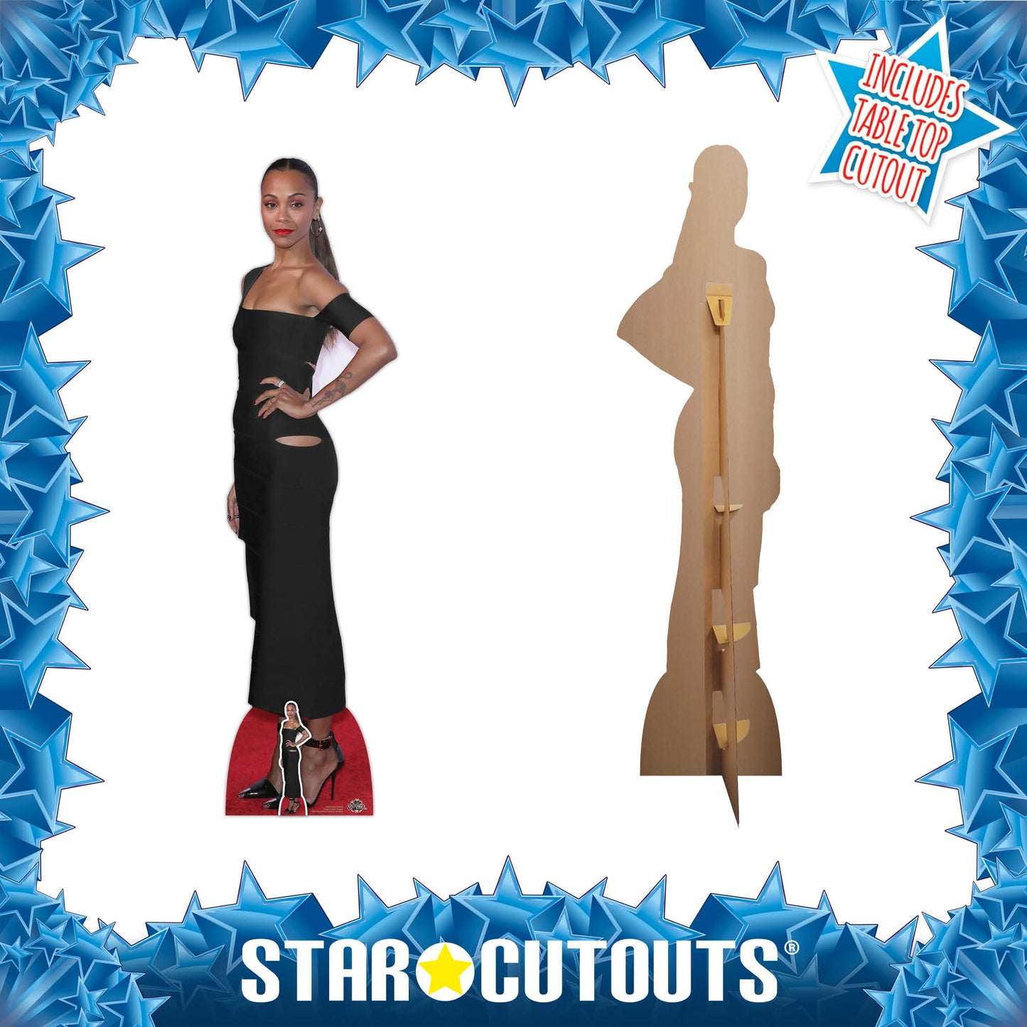 Zoe Saldana Cardboard Cutout - mycardboardcutout