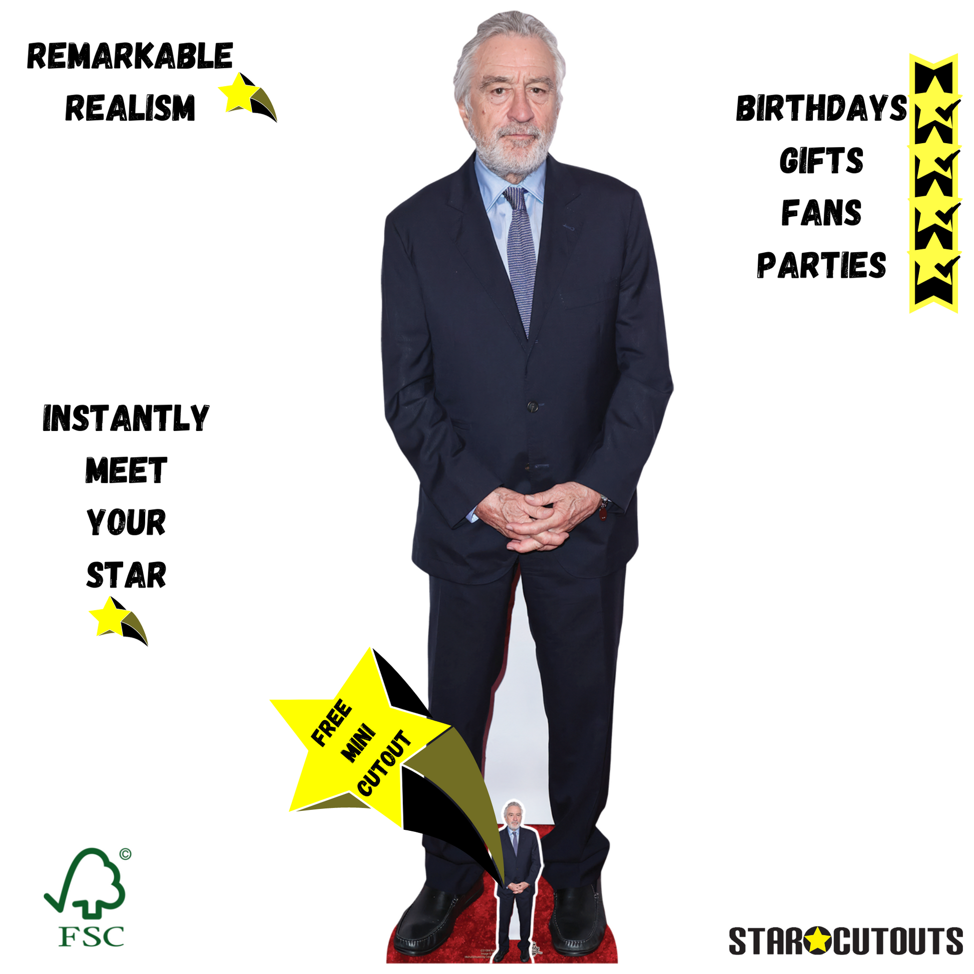 Robert De Niro Cardboard Cutout - mycardboardcutout