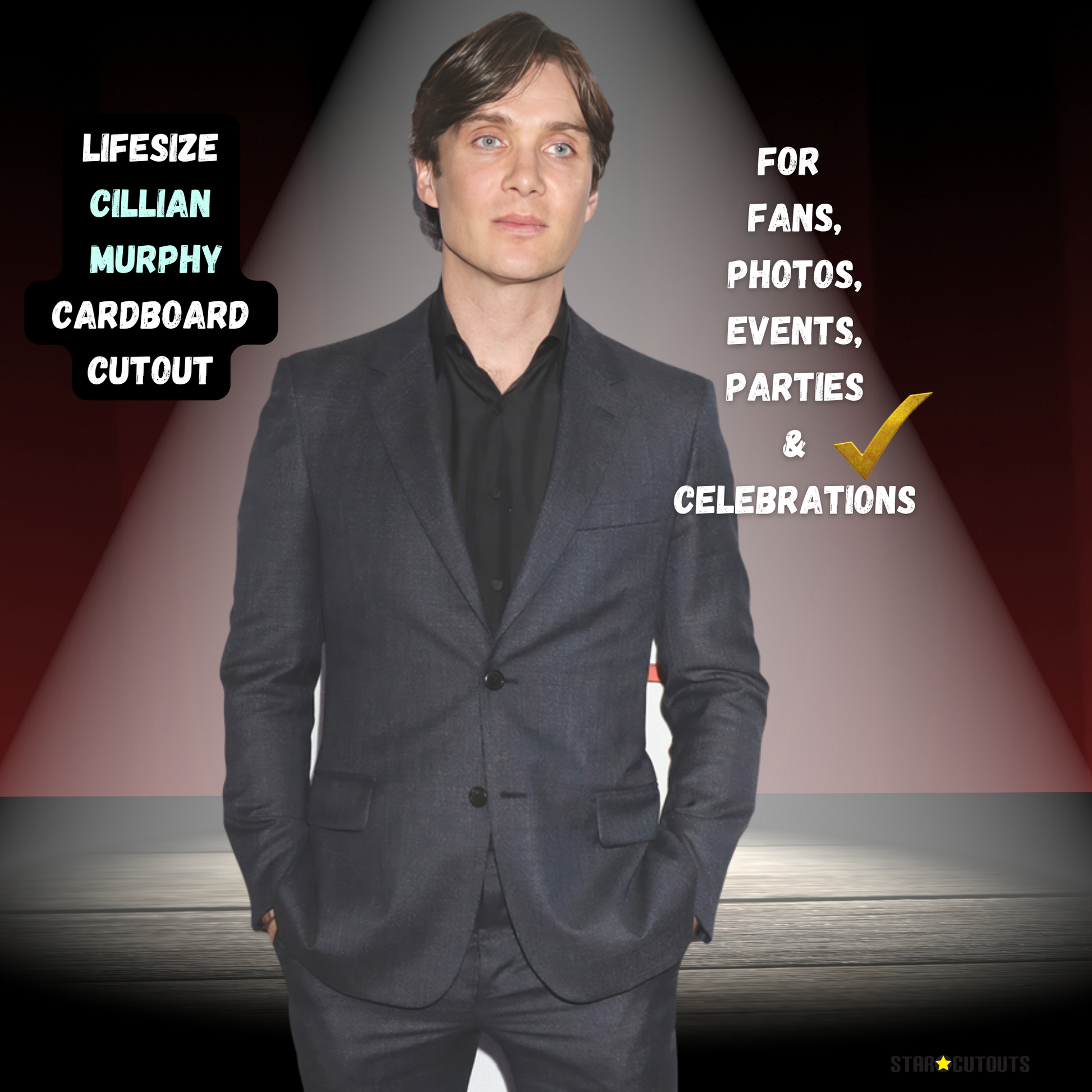 Cillian Murphy Celebrity Cardboard Cutout - mycardboardcutout