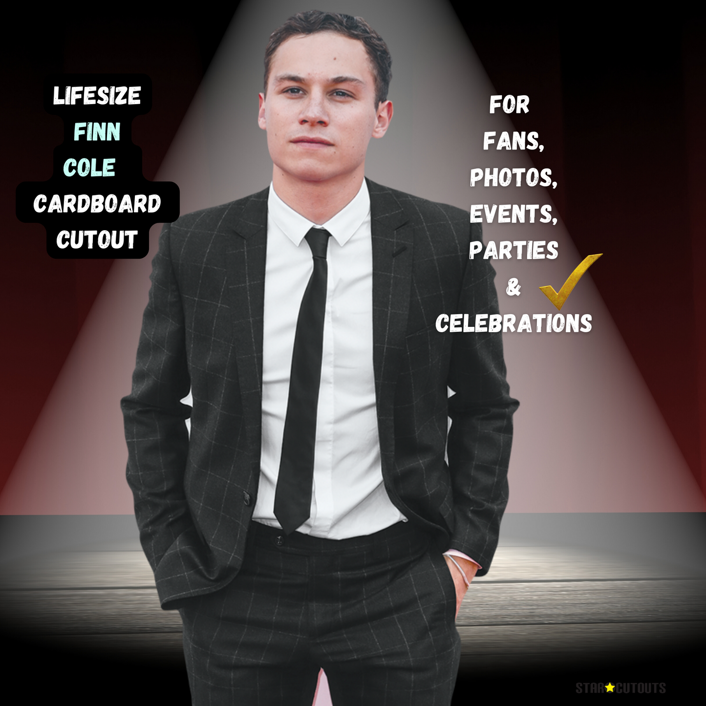 Finn Cole Cardboard Cutout - mycardboardcutout