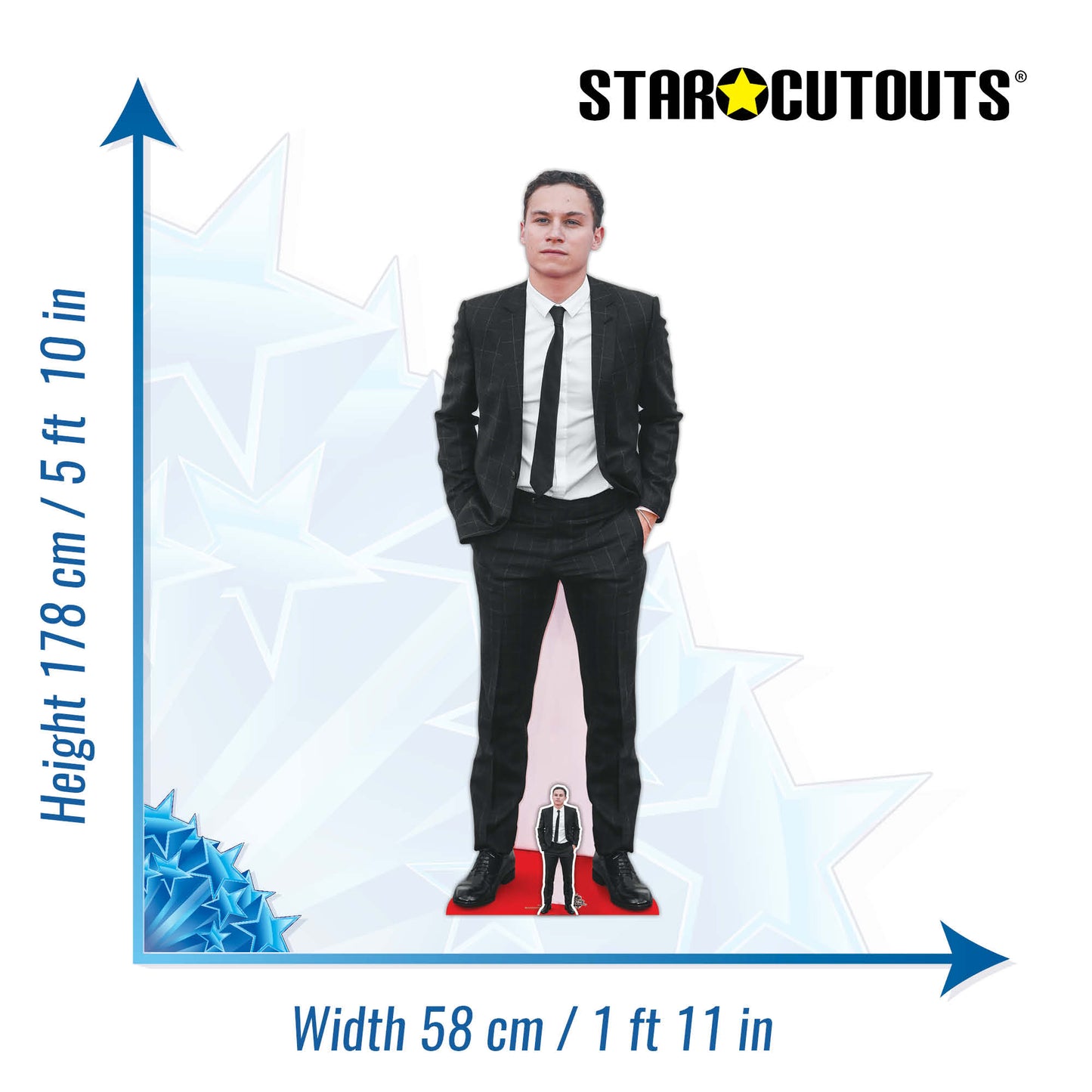 Finn Cole Cardboard Cutout - mycardboardcutout