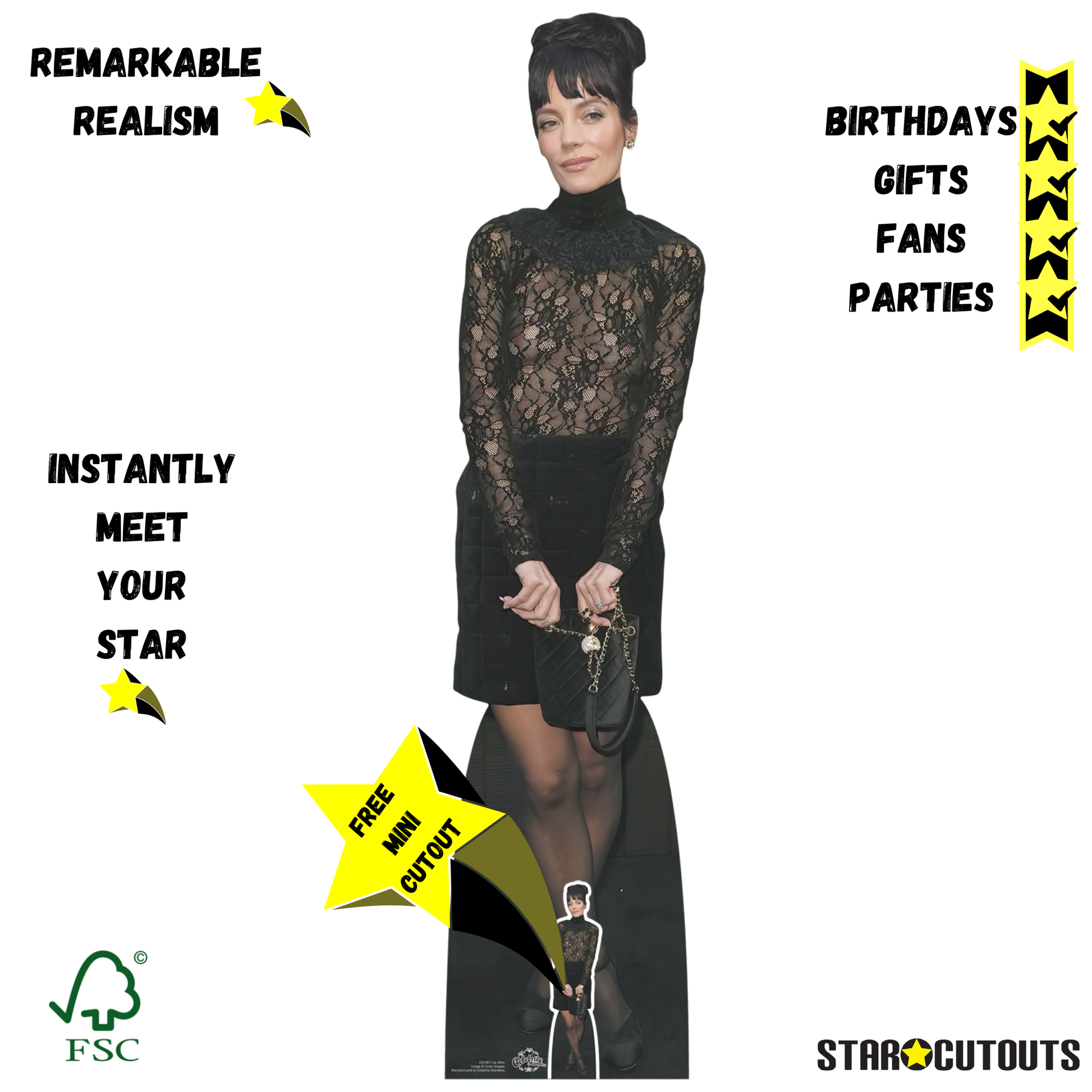 Lily Allen Cardboard Cutout - mycardboardcutout