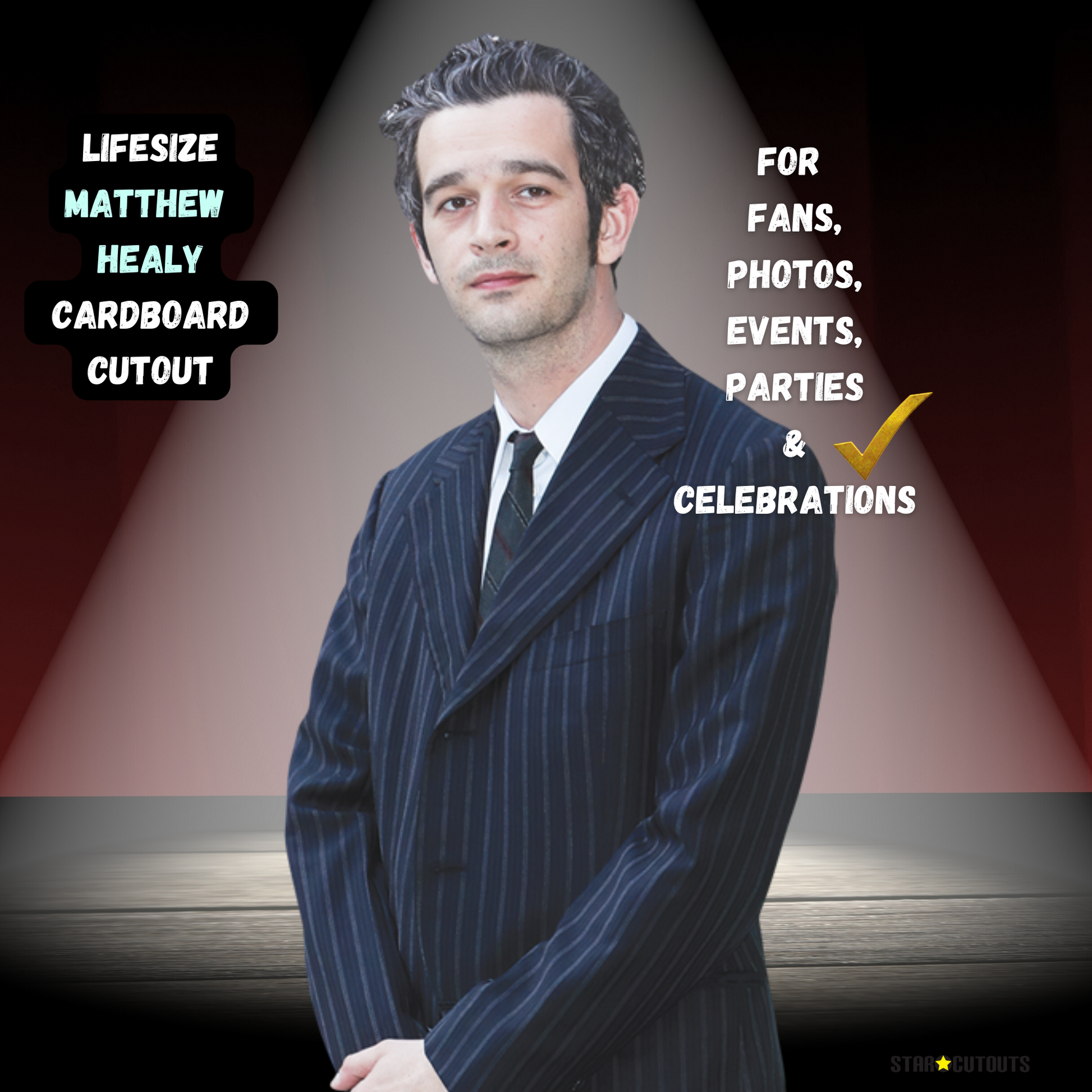 Matthew Healy Cardboard Cutout - mycardboardcutout