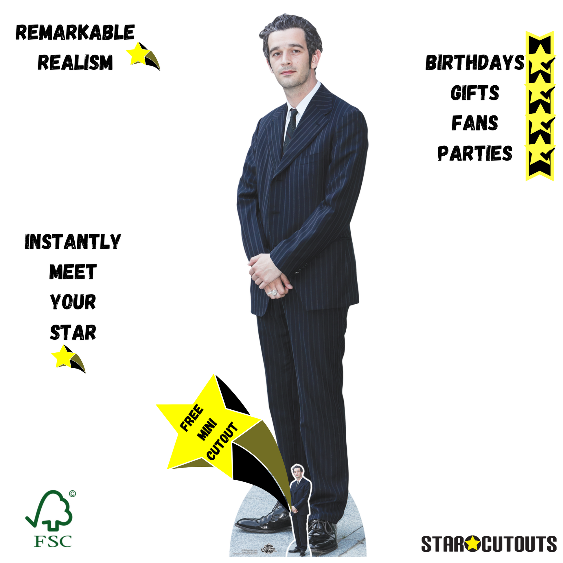 Matthew Healy Cardboard Cutout - mycardboardcutout