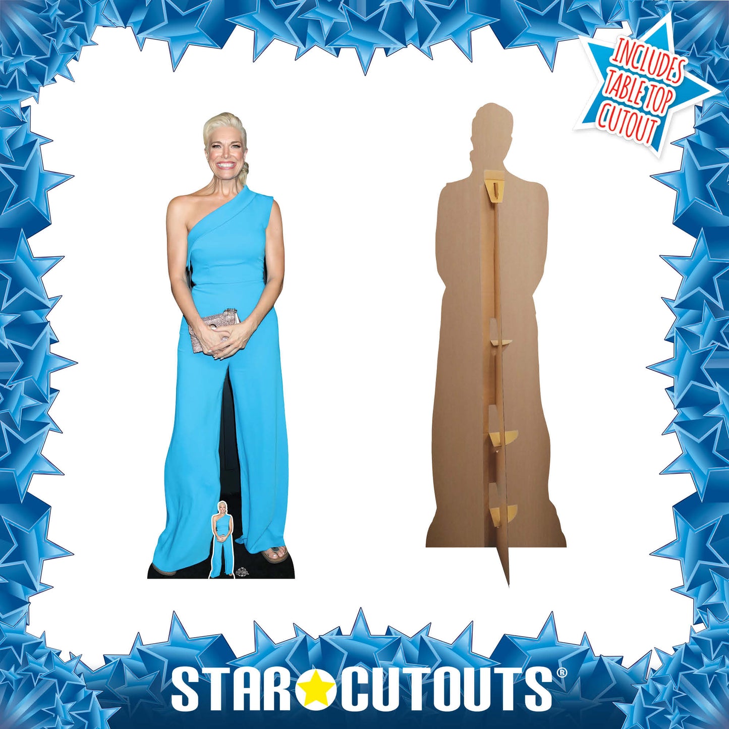 Hannah Waddingham Cardboard Cut Out Life Size With Mini - mycardboardcutout