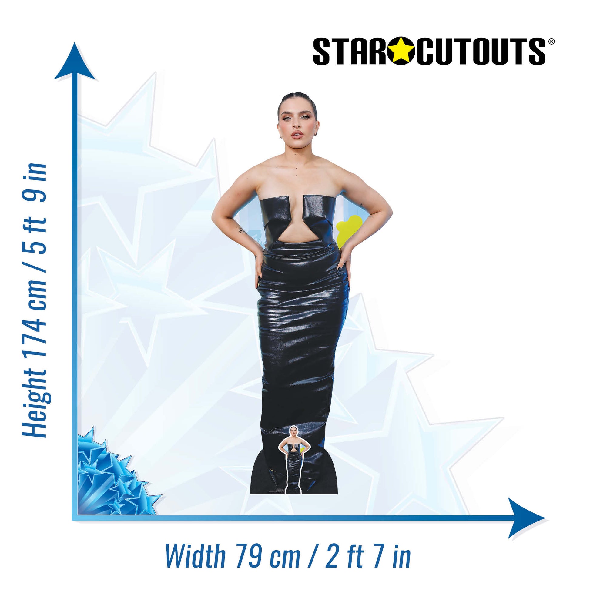 Mae Muller Cardboard Cut Out Life Size With Mini - mycardboardcutout