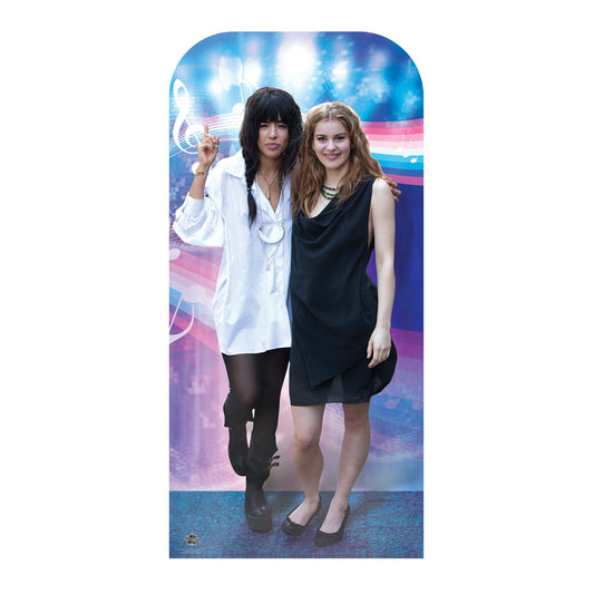 Loreen and Emmelie Stand In Cardboard Cut Out Life Size - mycardboardcutout