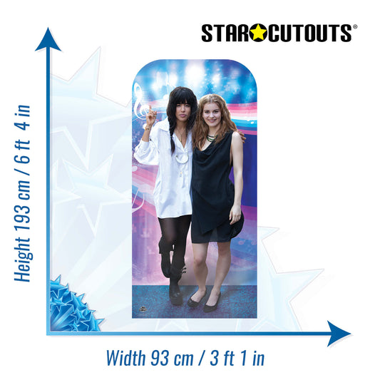Loreen and Emmelie Stand In Cardboard Cut Out Life Size - mycardboardcutout