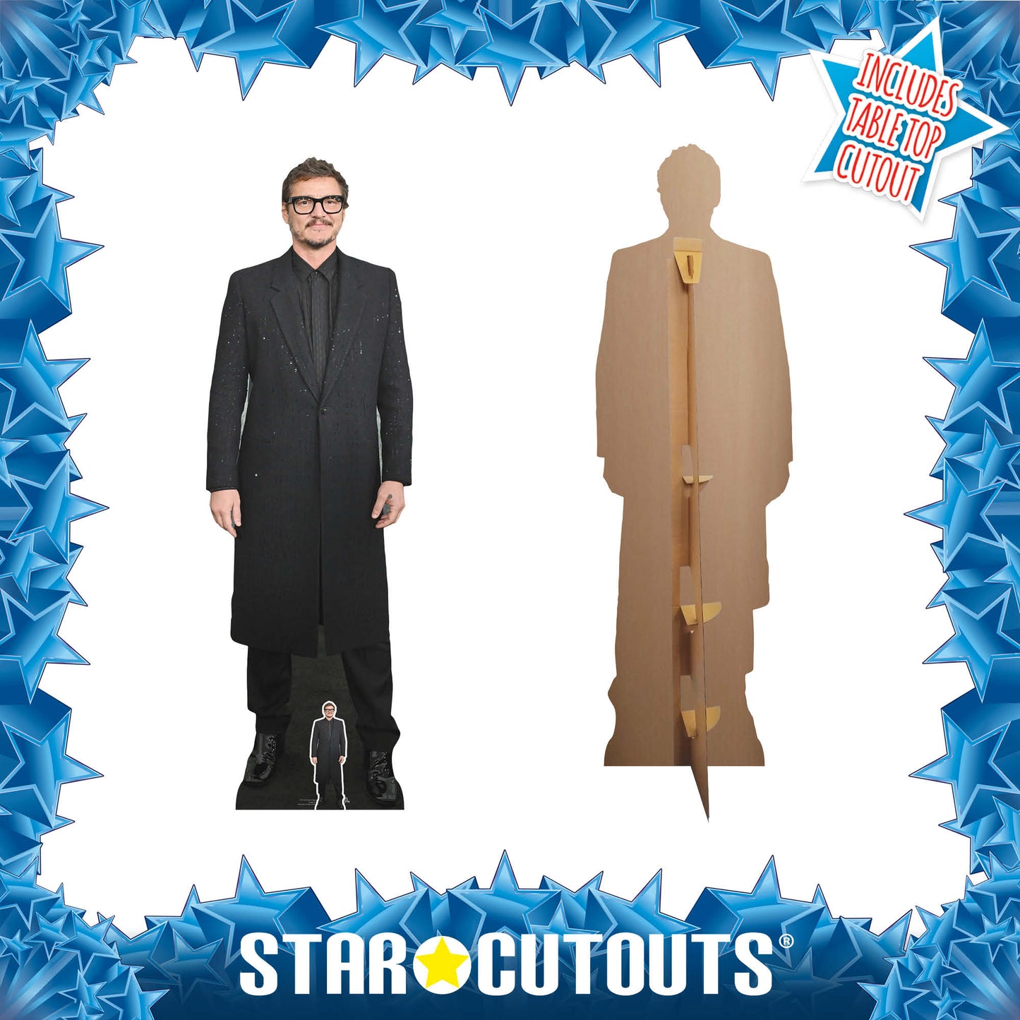 Pedro Pascal Long Coat Cardboard Cutout - mycardboardcutout
