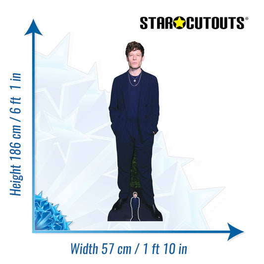 James Norton Blue Suit Cardboard Cutout - mycardboardcutout