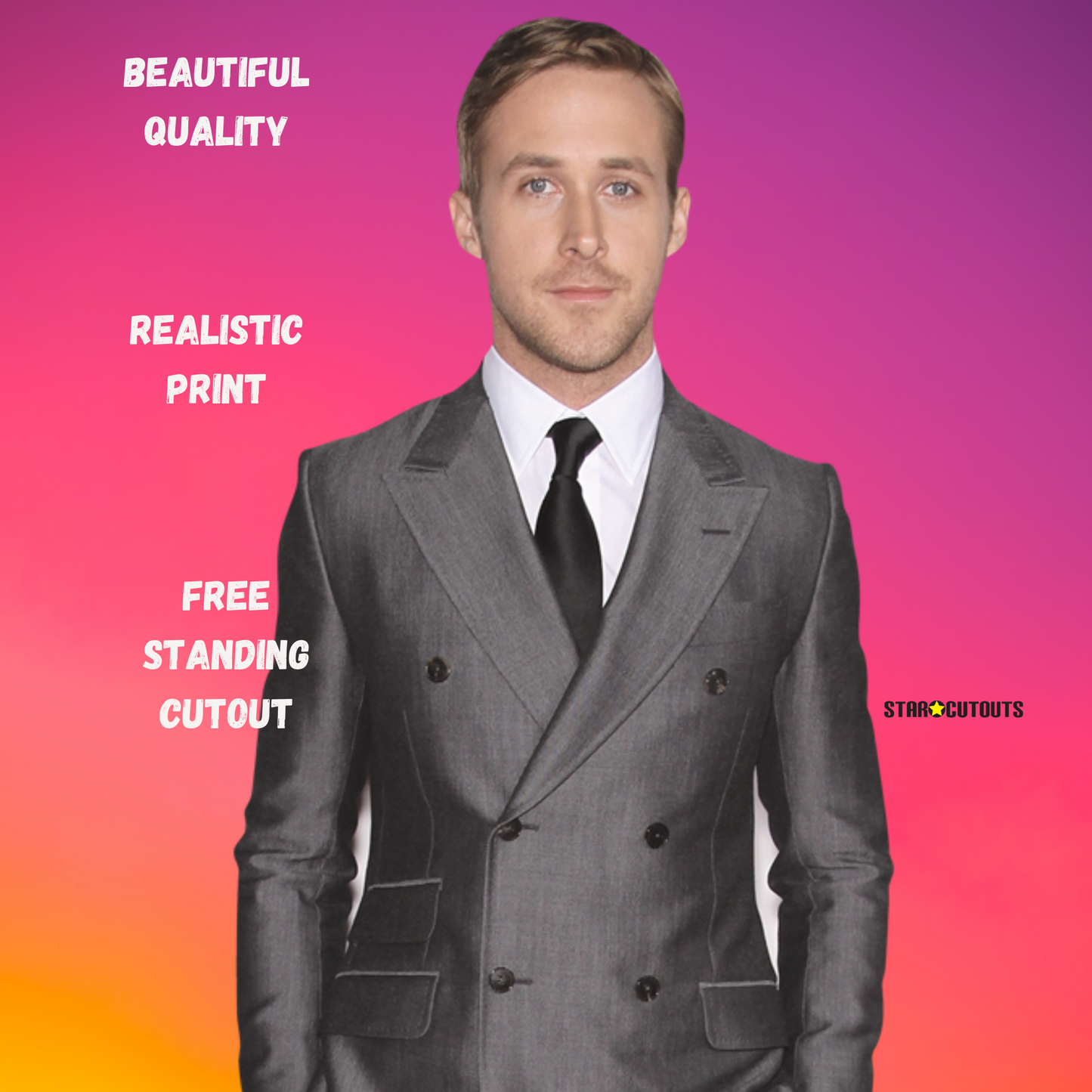 Ryan Gosling Cardboard Cutout - mycardboardcutout