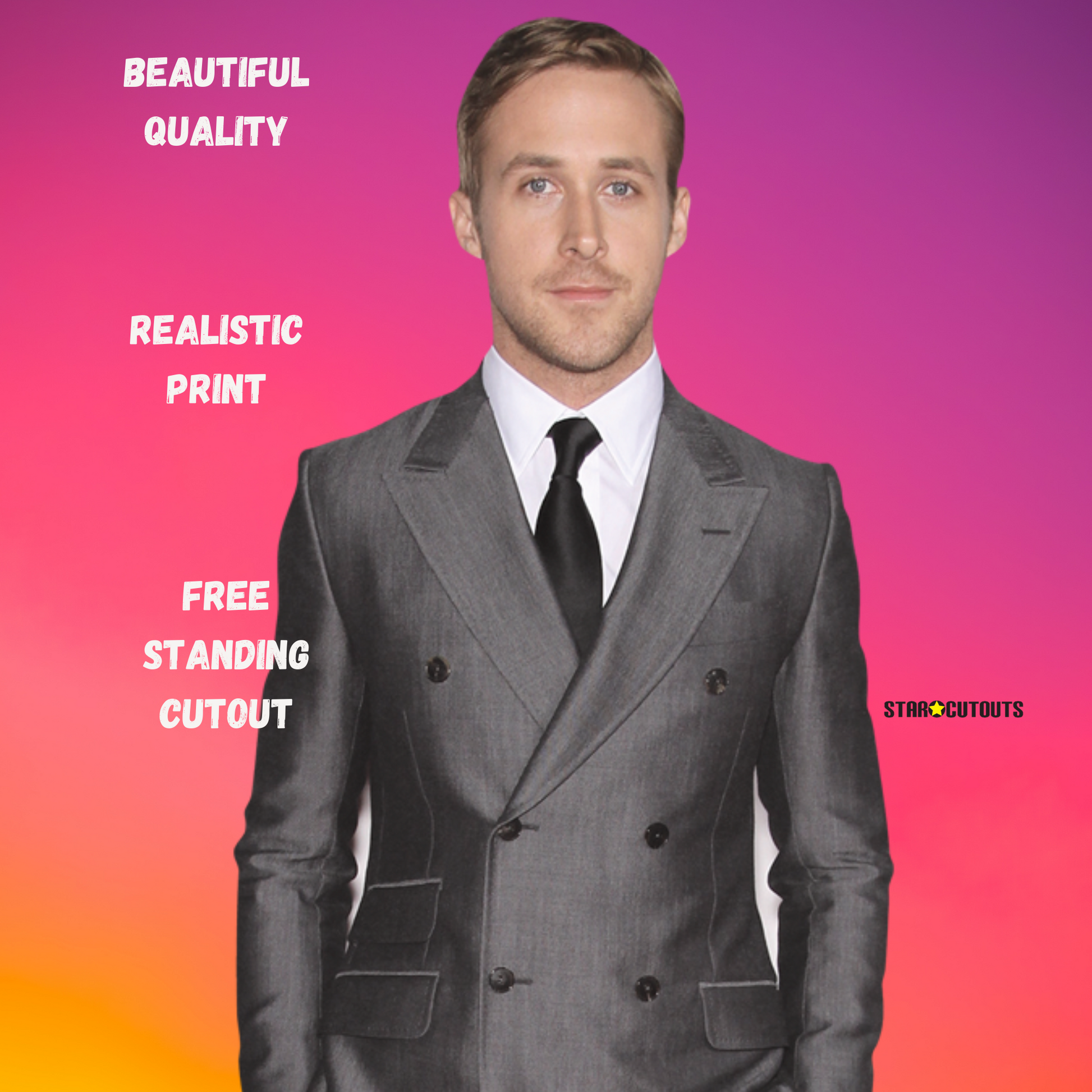 Ryan Gosling Cardboard Cutout - mycardboardcutout