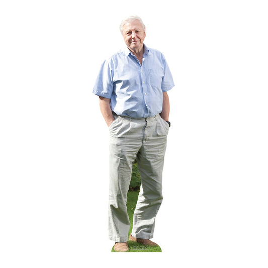 David Attenborough Cardboard Cutout Lifesize - mycardboardcutout