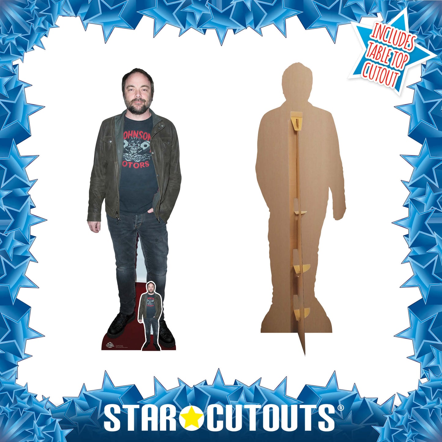 Mark Sheppard Lifesize Cardboard Cutout