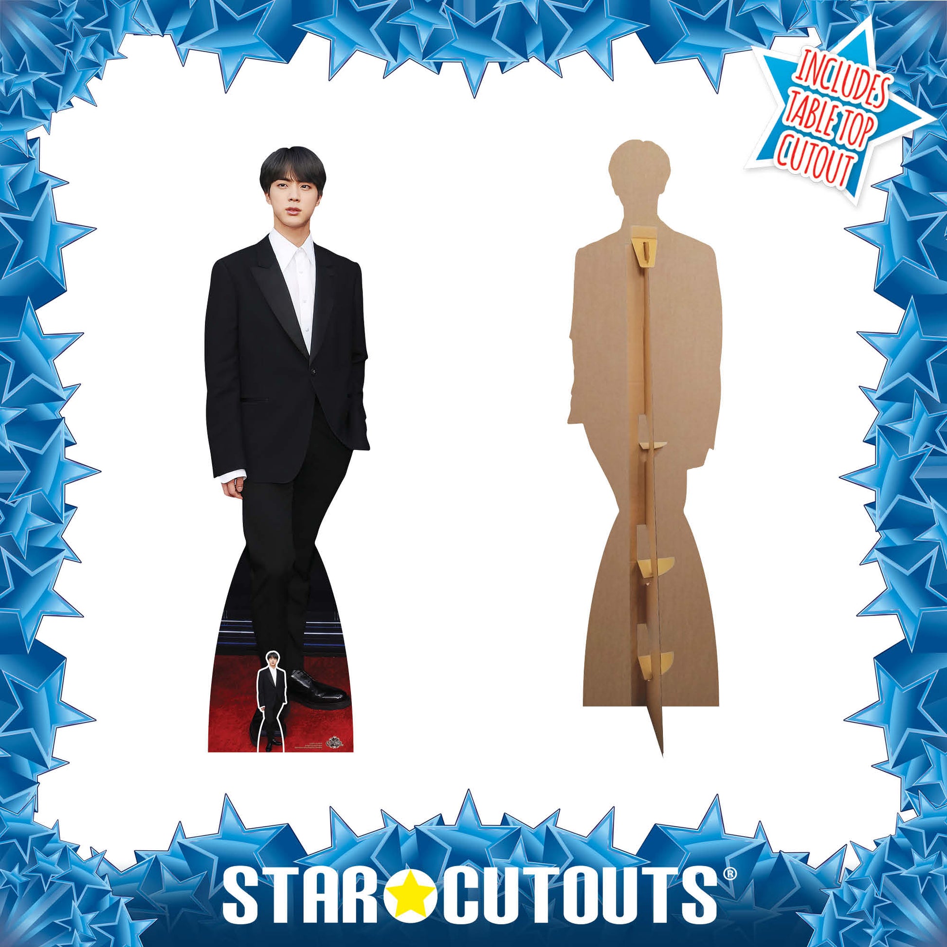 Jin Bangtan Boys Kim Seok-jin BTS Cardboard Cutout - mycardboardcutout