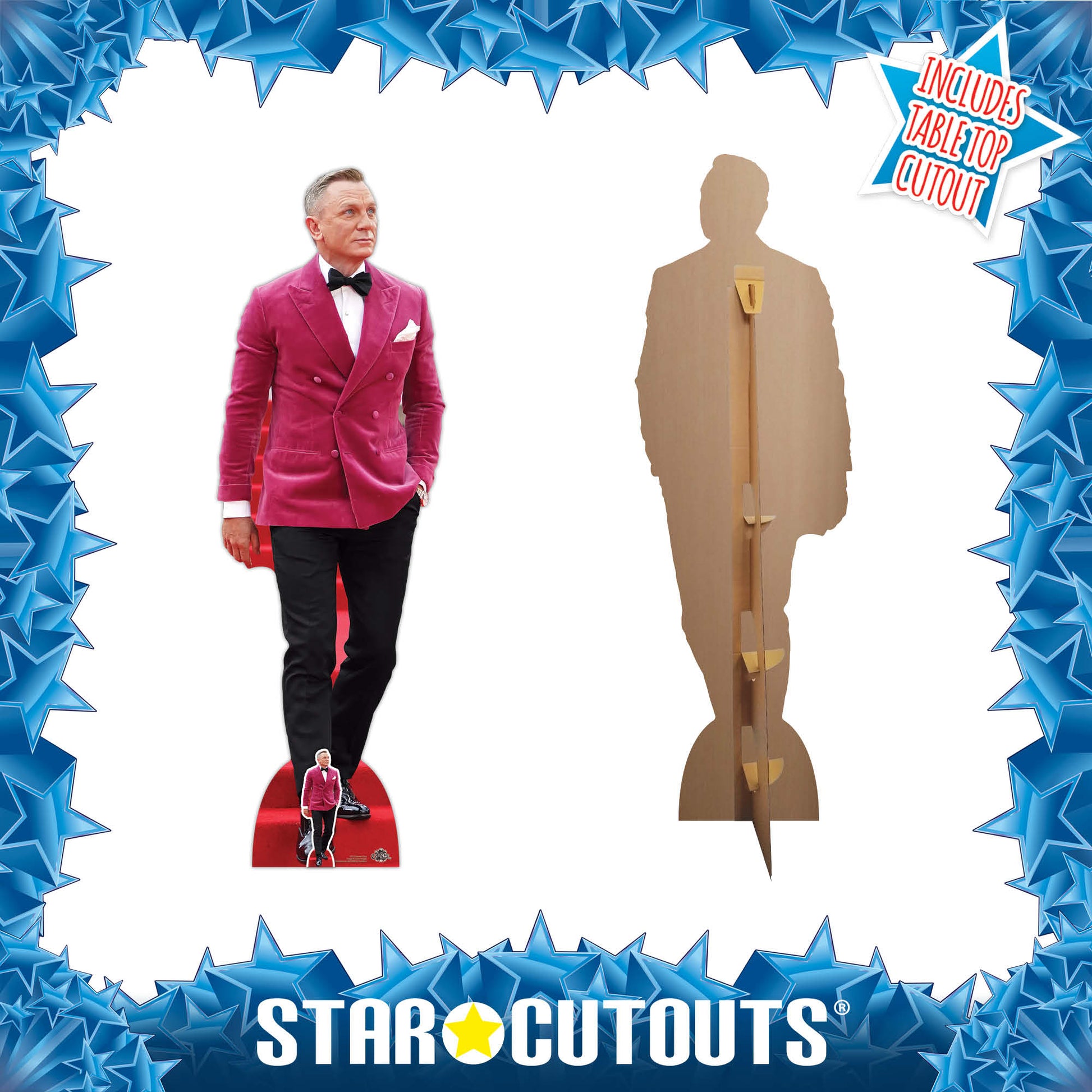 Velvet Jacket Daniel Craig Cardboard Cutout Lifesize - mycardboardcutout