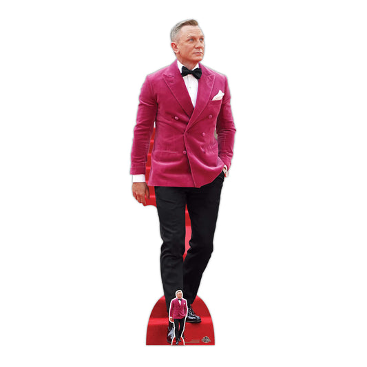 Daniel Craig Velvet Jacket Cardboard Cutout Lifesize