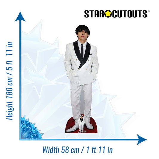 V Bangtan Boys BTS Cardboard Cutout Kim Tae-hyung - mycardboardcutout