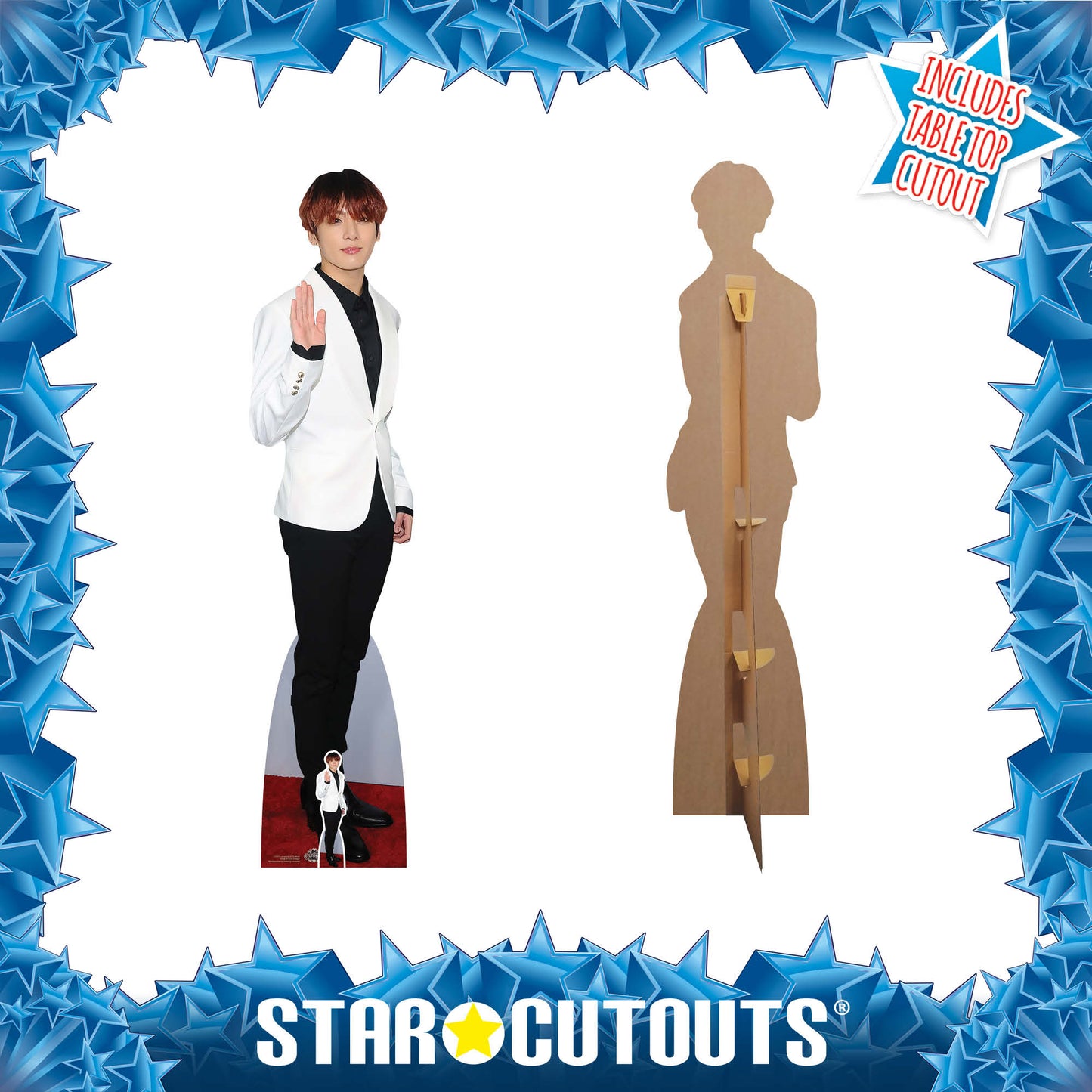 Jungkook BTS Jeon Jung-kook Cardboard Cutout - mycardboardcutout