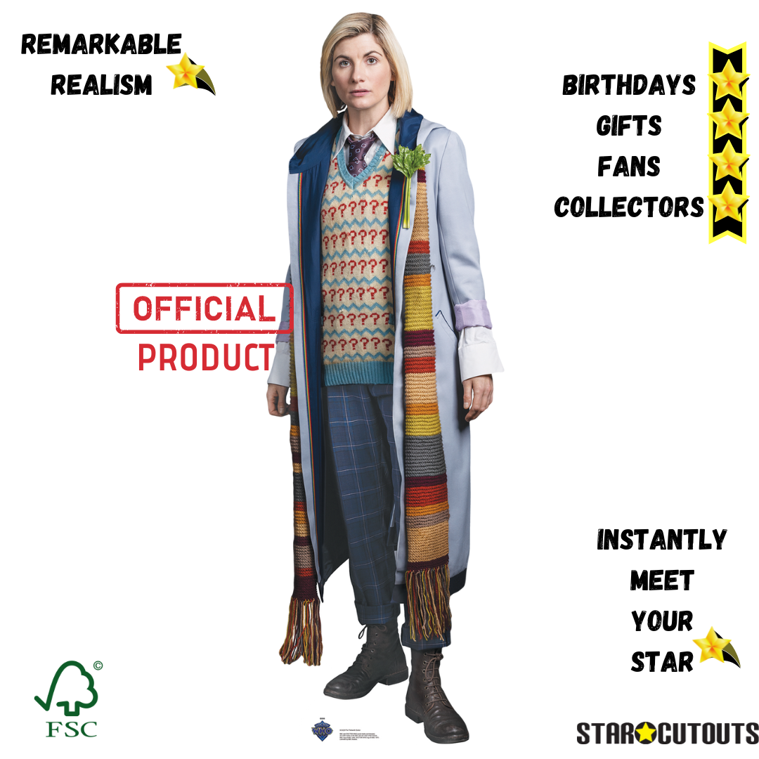 Thirteenth Doctor Multi Cardboard Cutout