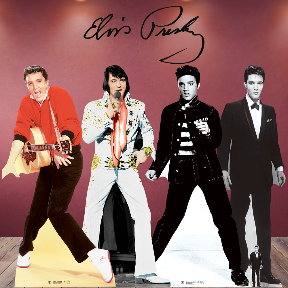 Elvis Stand In Hug Elvis Cardboard Cutout - mycardboardcutout