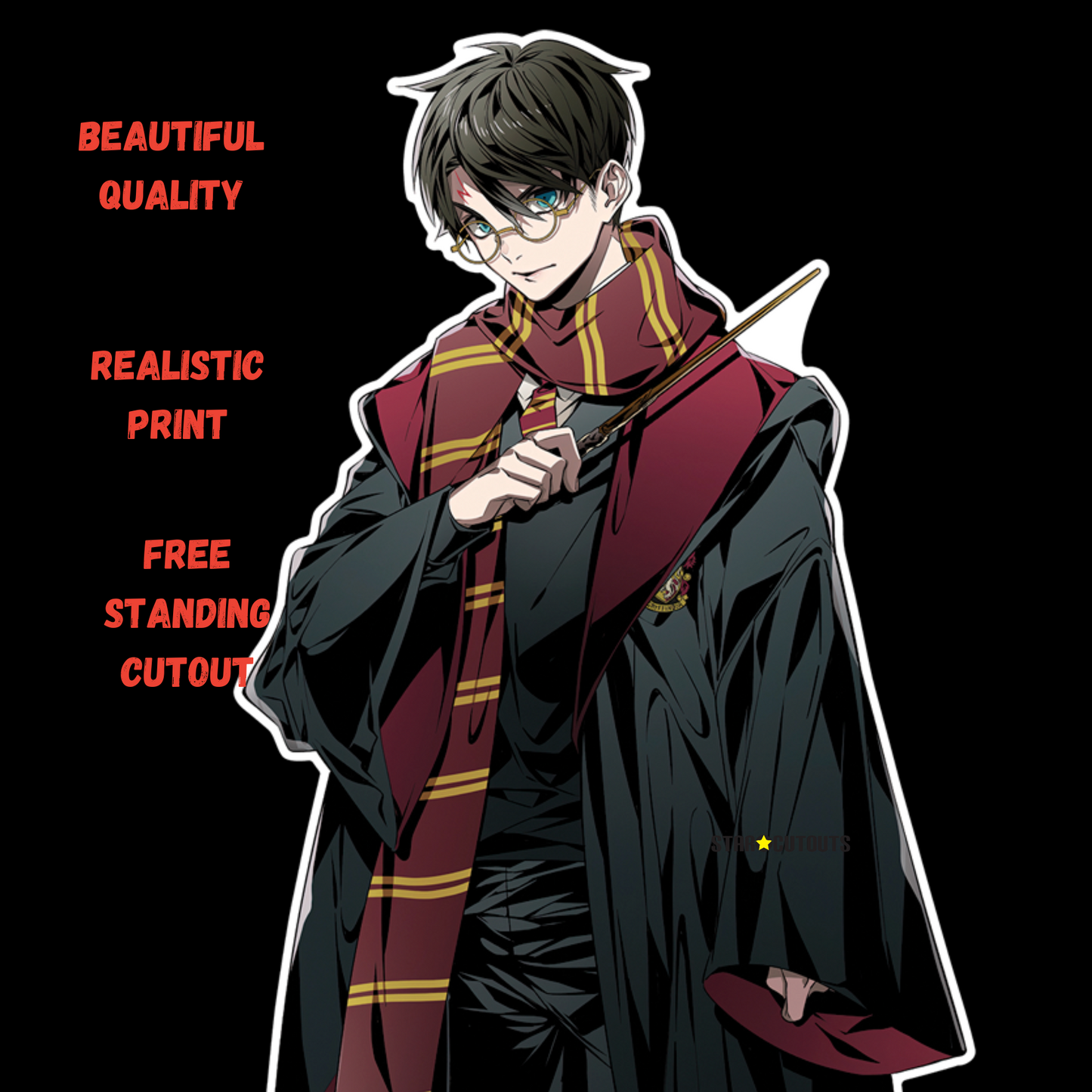 Harry Potter Anime Style Cardboard Cutout - mycardboardcutout