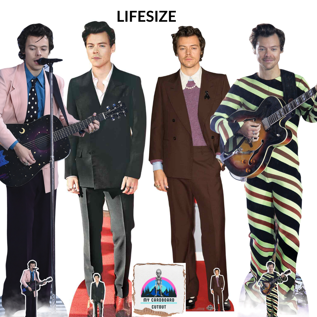 Harry Styles Pink Jacket Cardboard Cutout - mycardboardcutout