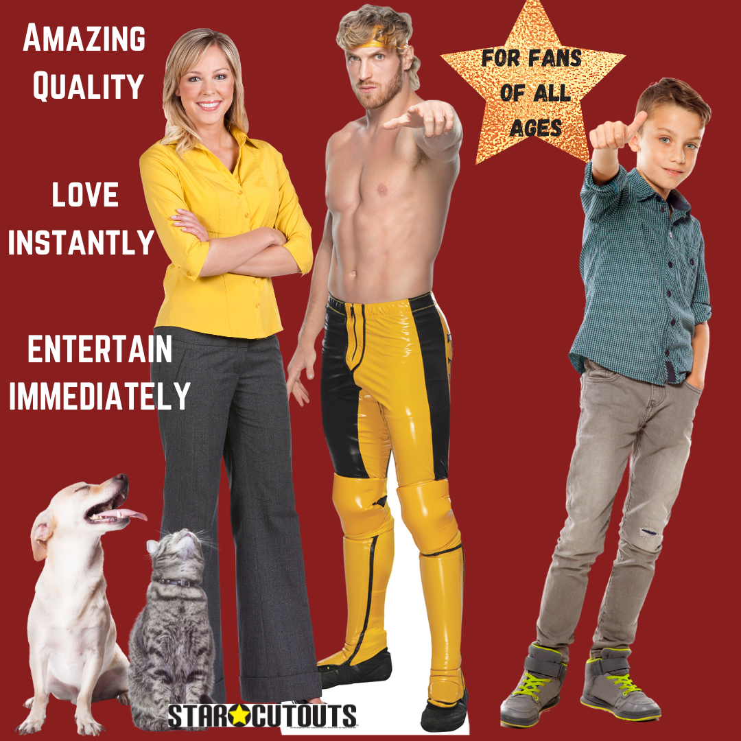 Logan Paul WWE Cardboard Cutout - mycardboardcutout