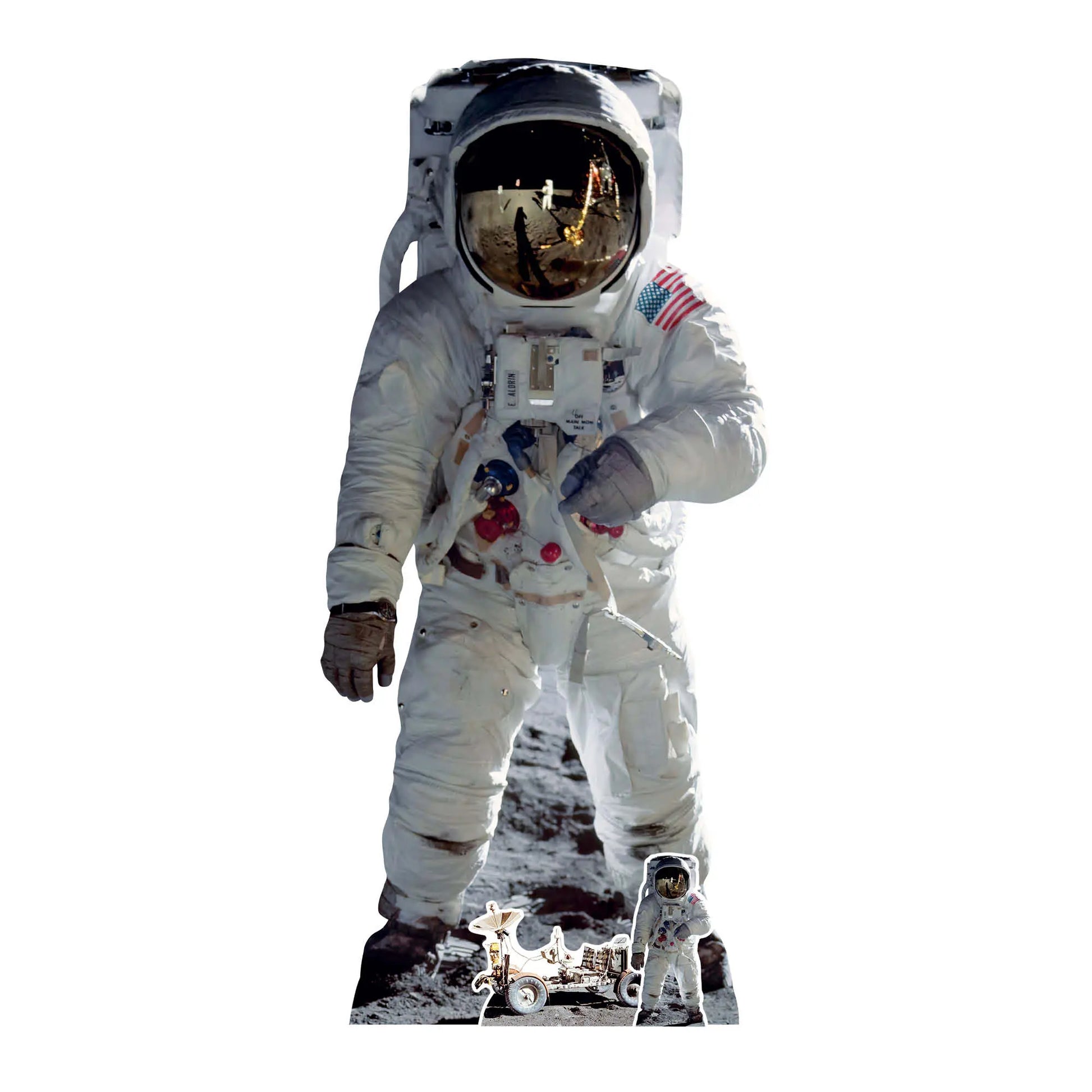 Lifesize Buzz Aldrin Astronaut Cutout - mycardboardcutout