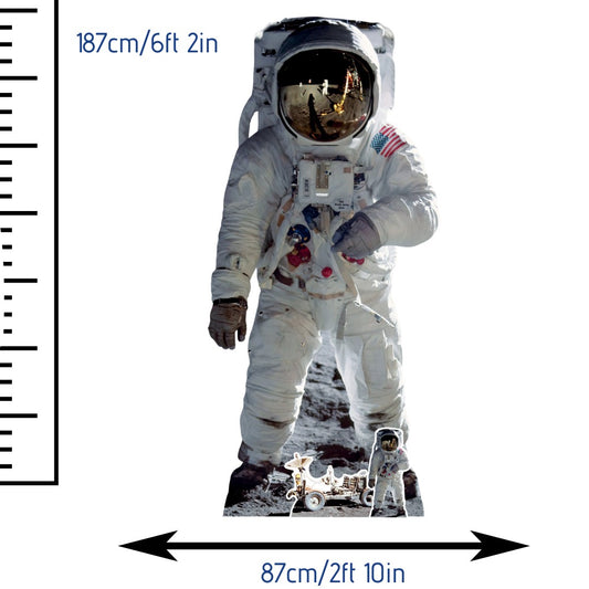 Lifesize Buzz Aldrin Astronaut Cutout - mycardboardcutout