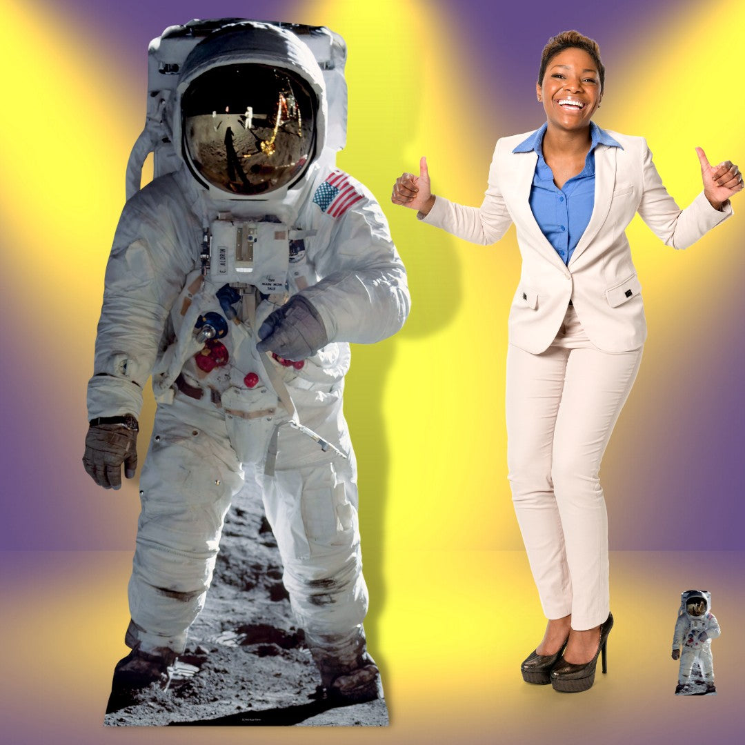 Lifesize Buzz Aldrin Astronaut Cutout - mycardboardcutout
