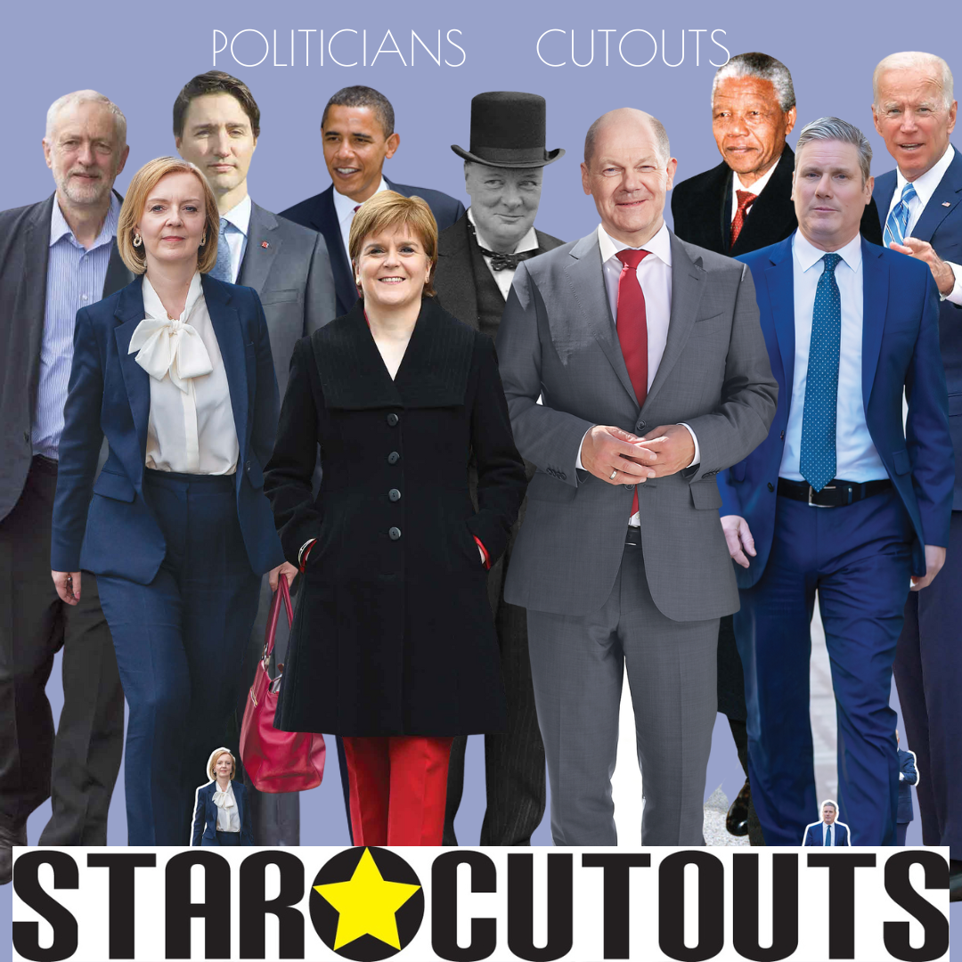Prime Minister Stand In Cardboard Cutout Politician - mycardboardcutout