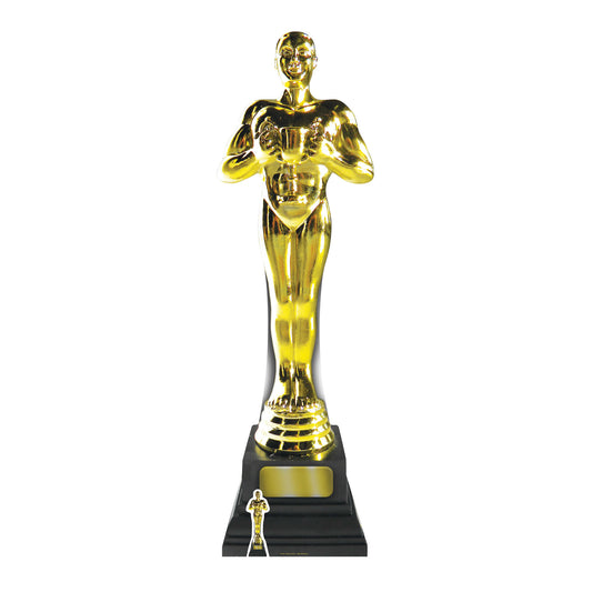 Golden Award Statue Cardboard Cutout