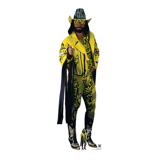 Macho Man Randy Savage Yellow Suit WWE Cardboard Cutout Lifesize - mycardboardcutout