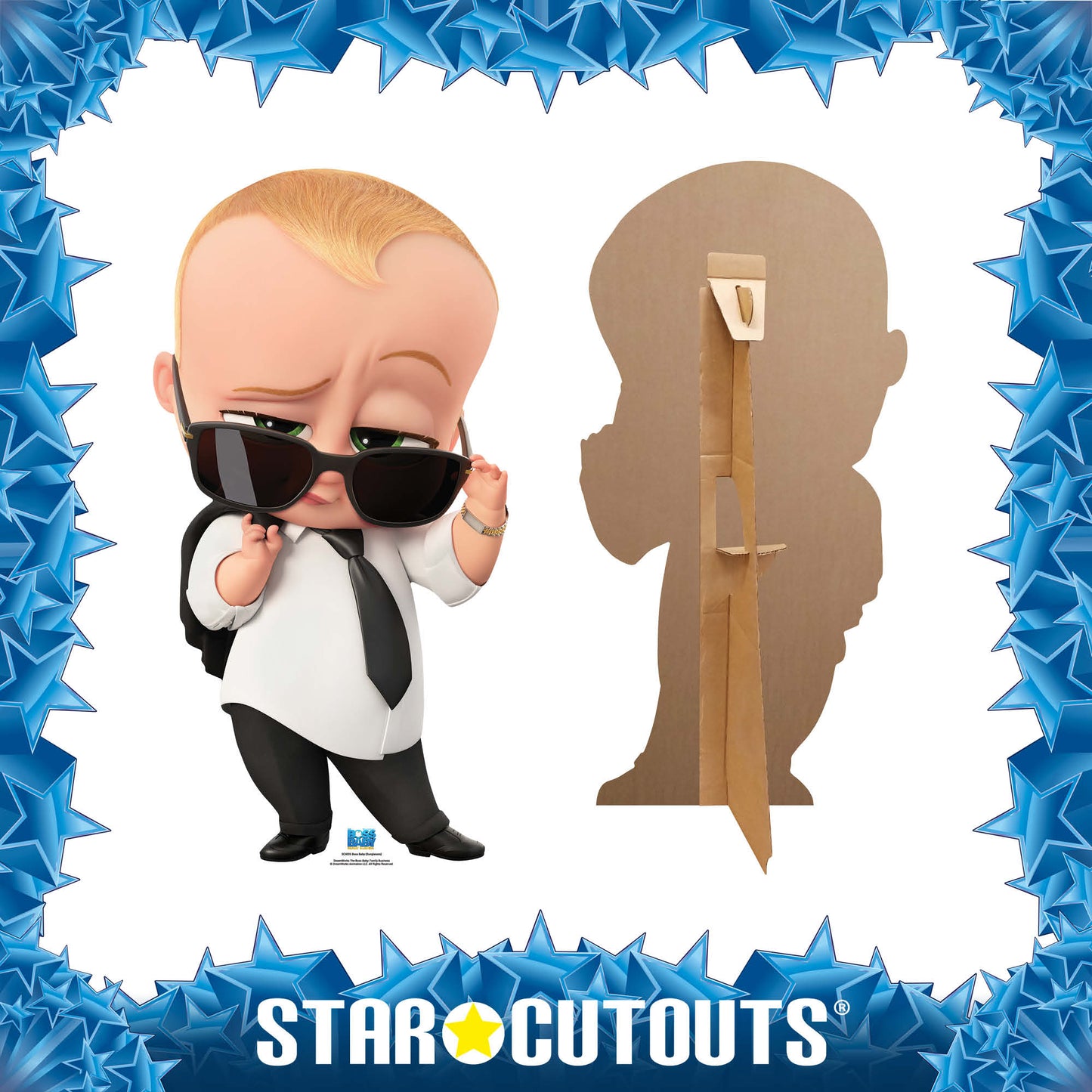 Boss Baby Sun Glasses Cardboard Cutout Height 90cm - mycardboardcutout