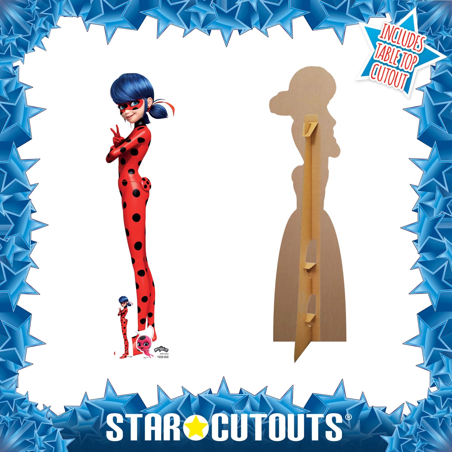 Ladybug Cardboard Cutout Miraculous Tales of Ladybug & Cat Noir - mycardboardcutout