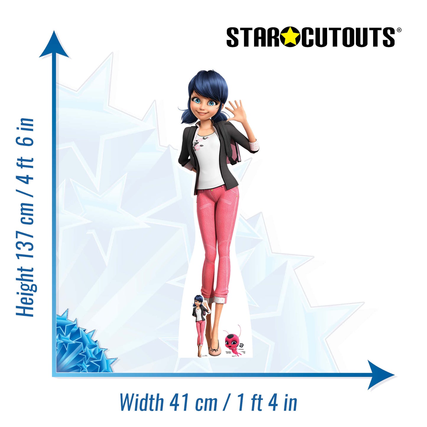 Marinette Dupain-Cheng Cardboard Cutout Miraculous Tales of Ladybug & Cat Noir - mycardboardcutout