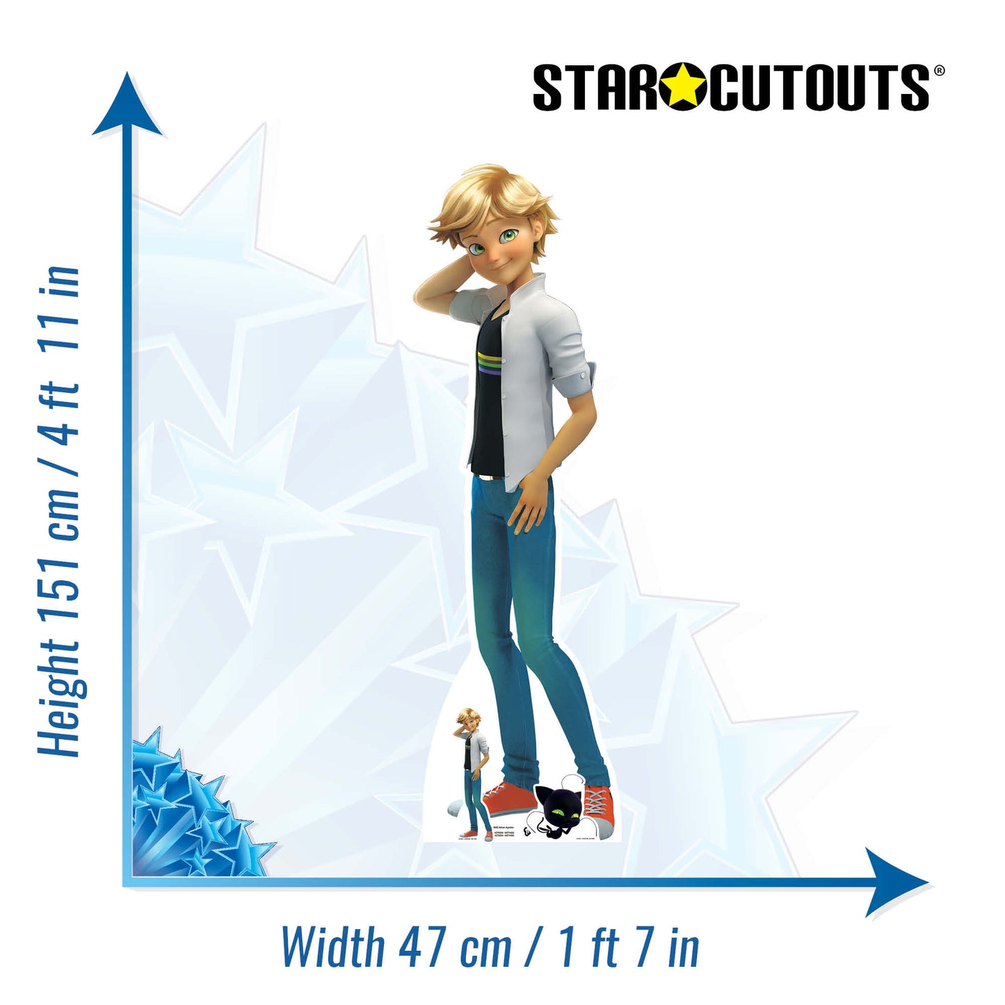 Miraculous Tales of Ladybug & Cat Noir Adrien Agreste Cardboard Cutout - mycardboardcutout