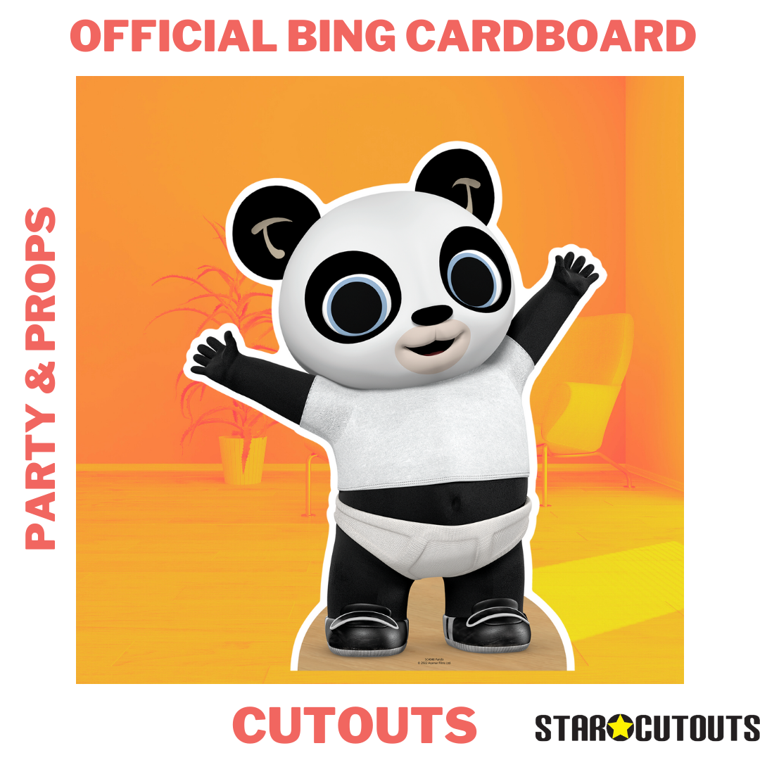 Pando Baby Panda Cardboard Cutout Bing TV Cardboard Cutout - mycardboardcutout