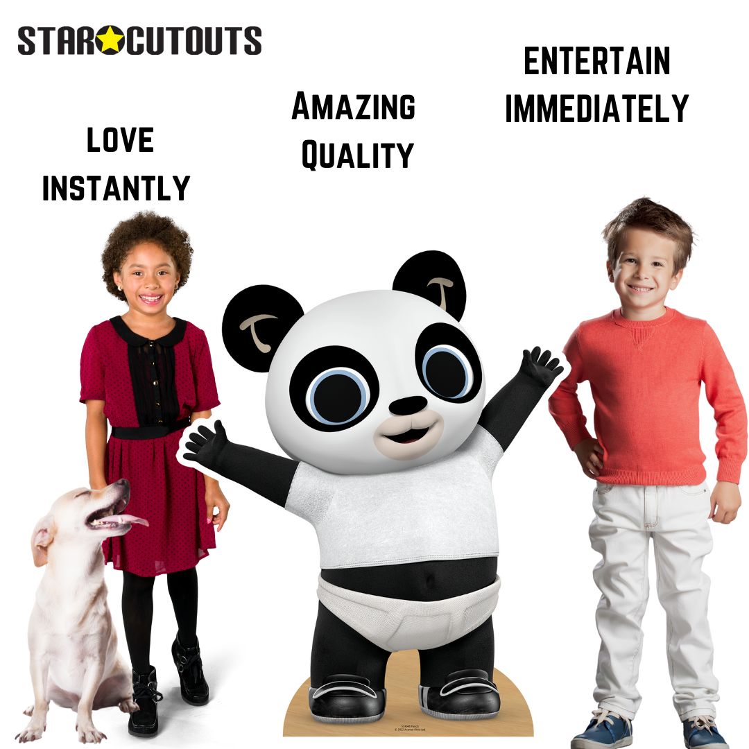 Pando Baby Panda Cardboard Cutout Bing TV Cardboard Cutout - mycardboardcutout