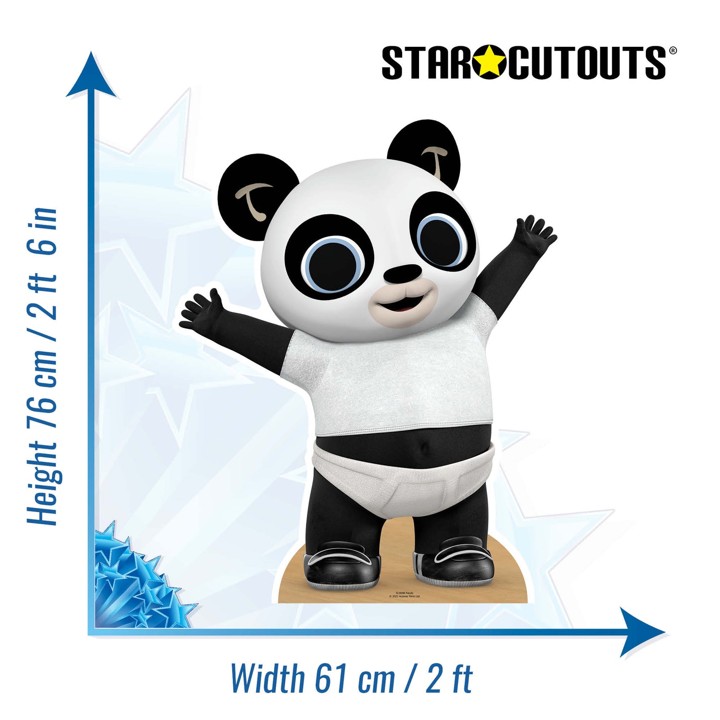 Pando Baby Panda Cardboard Cutout Bing TV Cardboard Cutout - mycardboardcutout