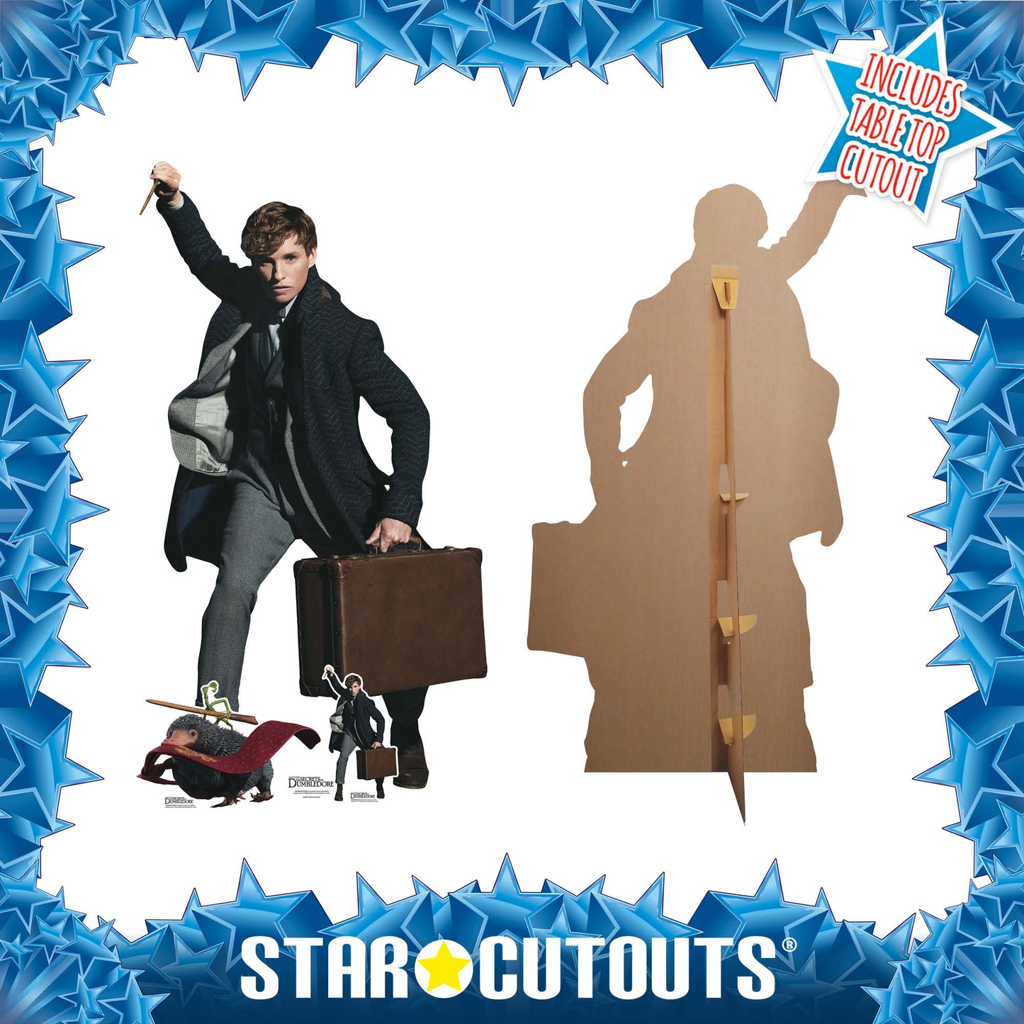 Newt Scamander Eddie Redmayne The Secrets of Dumbledore Cardboard Cutout Lifesize - mycardboardcutout