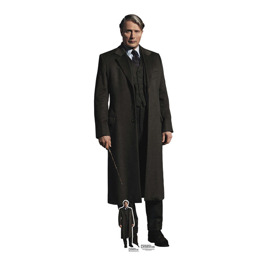 Gellert Grindelwald Mads Mikkelsen The Secrets of Dumbledore Cardboard Cutout Lifesize - mycardboardcutout