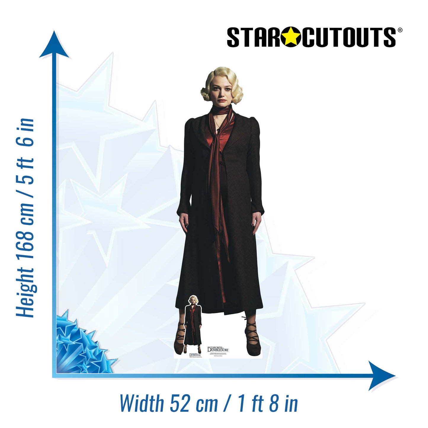 Queenie Goldstein Alison Sudol The Secrets of Dumbledore Cardboard Cutout Lifesize - mycardboardcutout