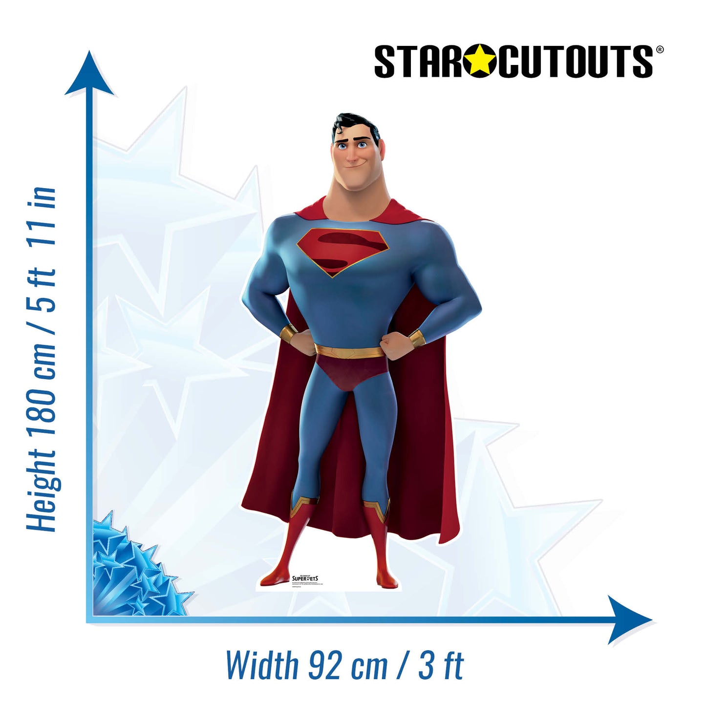 Superman DC League of Super Pets Cardboard Cutout