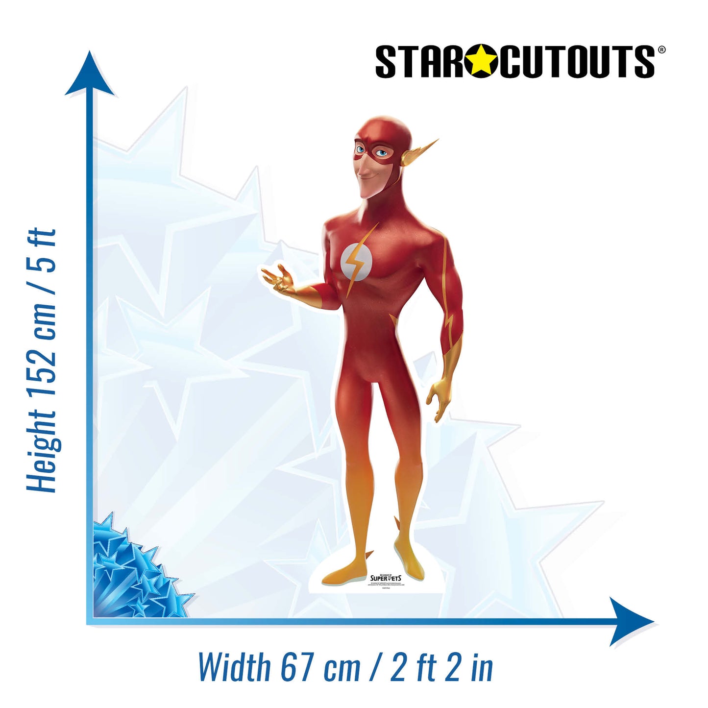 The Flash DC League of Super Pets Cardboard Cutout - mycardboardcutout